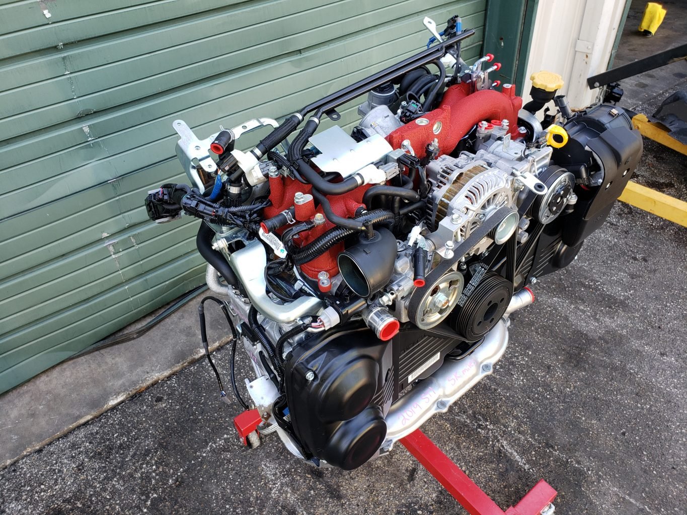 2019-2021 SUBARU WRX STI ENGINE MOTOR LONG BLOCK & VF48 TURBO EJ257 5K MILES OEM - Image 3