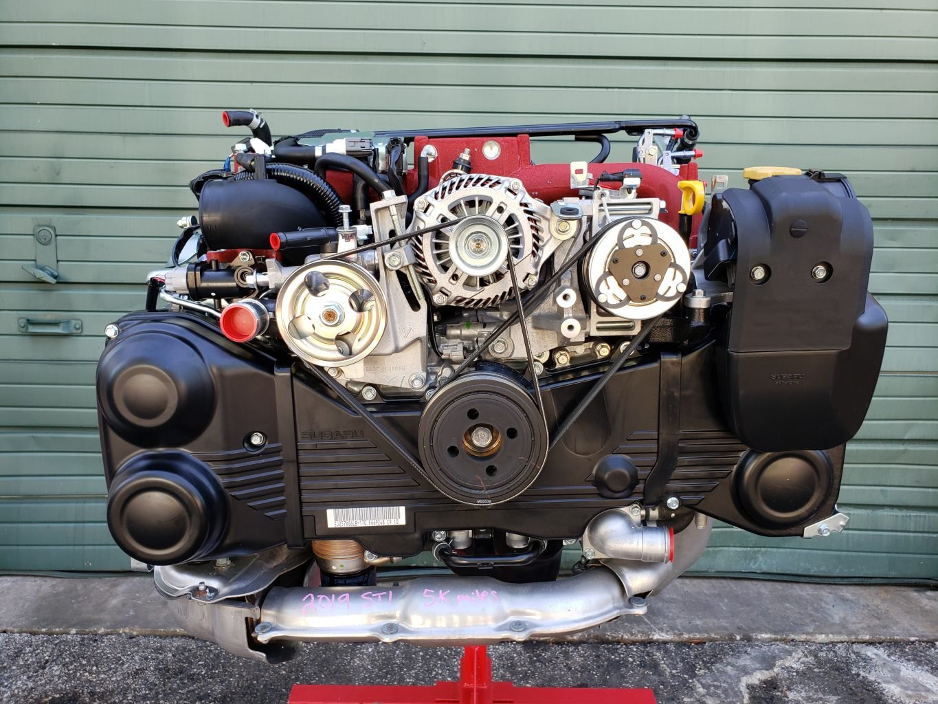 2019-2021 SUBARU WRX STI ENGINE MOTOR LONG BLOCK & VF48 TURBO EJ257 5K MILES OEM - Image 2