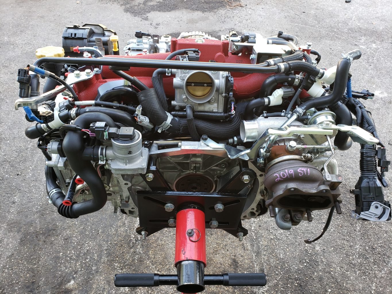 2019-2021 SUBARU WRX STI ENGINE MOTOR LONG BLOCK & VF48 TURBO EJ257 5K MILES OEM - Image 6