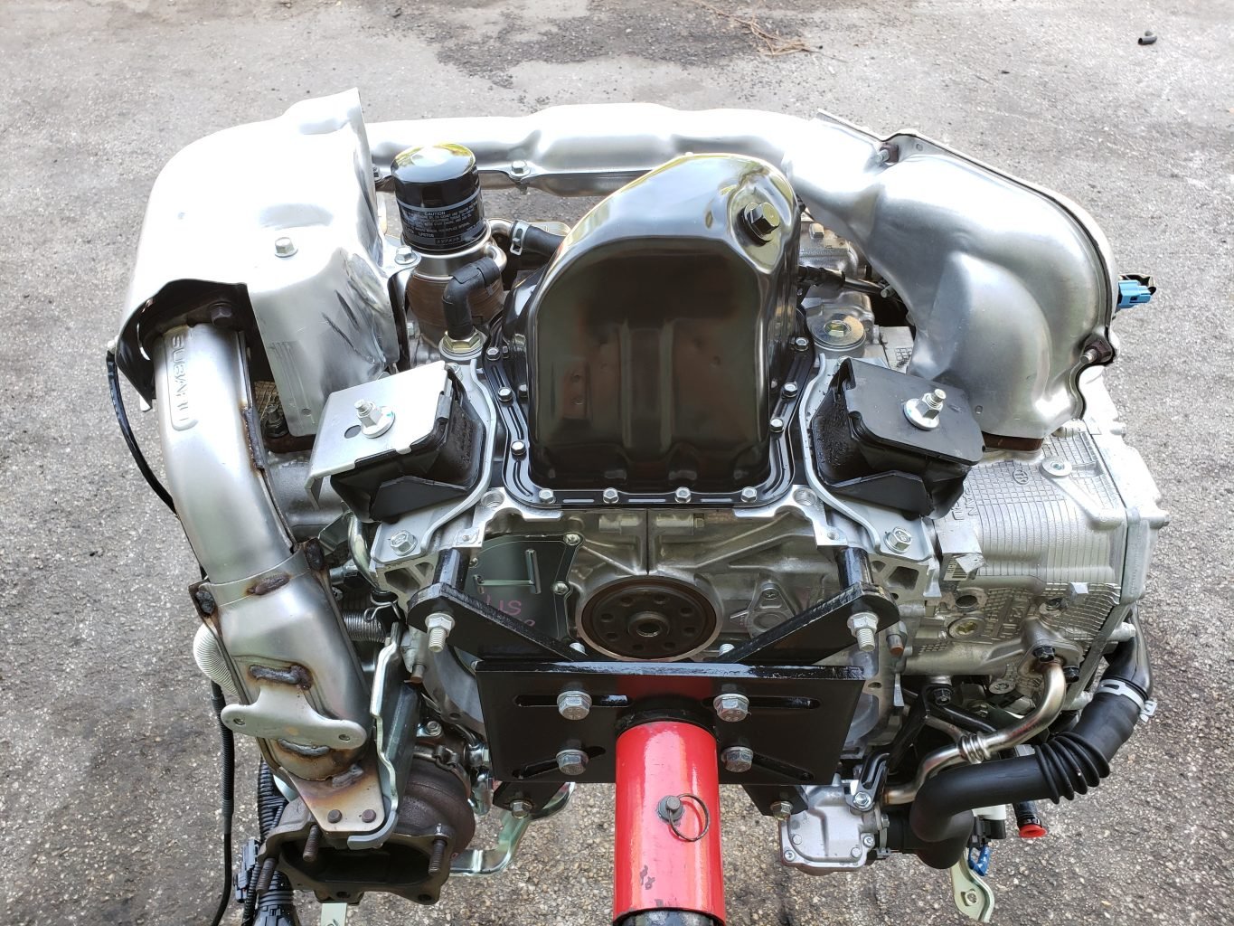 2019-2021 SUBARU WRX STI ENGINE MOTOR LONG BLOCK & VF48 TURBO EJ257 5K MILES OEM - Image 8