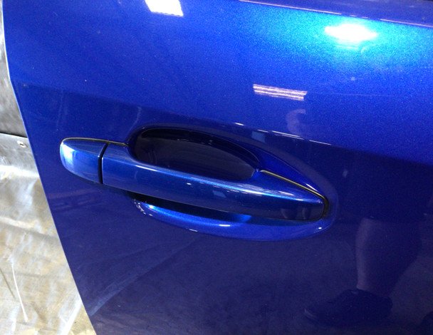 2015-2020 SUBARU WRX FRONT LEFT SIDE DOOR W/ HANDLE LAPIS BLUE PEARL OEM - Image 7