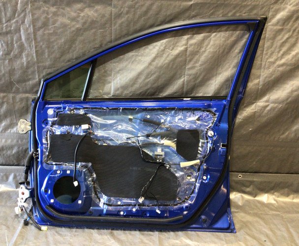 2015-2020 SUBARU WRX FRONT LEFT SIDE DOOR W/ HANDLE LAPIS BLUE PEARL OEM - Image 2