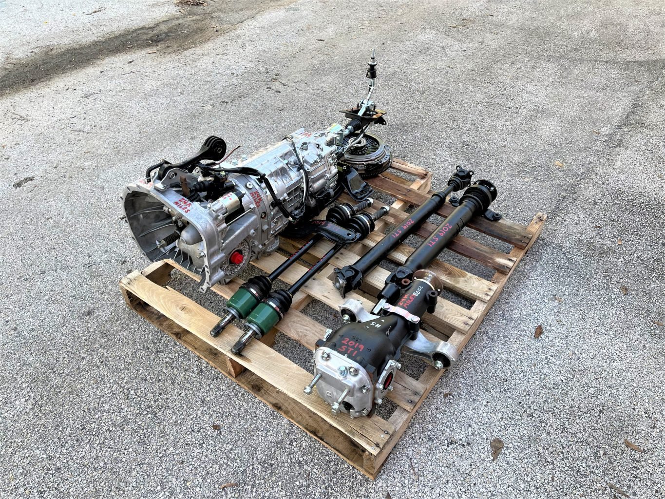 2019-2021 SUBARU WRX STI 6 SPEED MANUAL TRANSMISSION SWAP 6MT 24K MILES EJ257 - Image 2