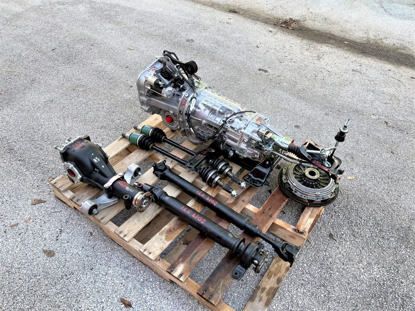 2019-2021 SUBARU WRX STI 6 SPEED MANUAL TRANSMISSION SWAP 6MT 24K MILES EJ257 - Image 11
