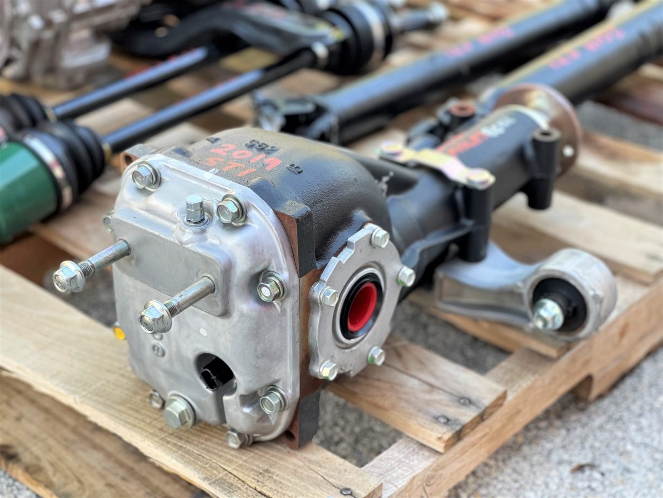 2019-2021 SUBARU WRX STI 6 SPEED MANUAL TRANSMISSION SWAP 6MT 24K MILES EJ257 - Image 12