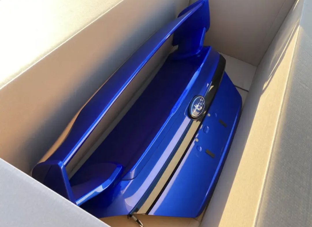 2022 WRx trunk lid with sti wing - Image 2