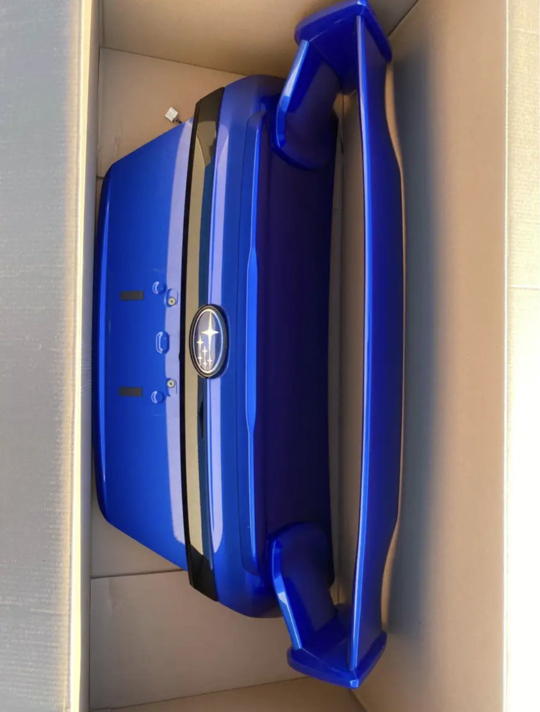 2022 WRx trunk lid with sti wing - Image 3