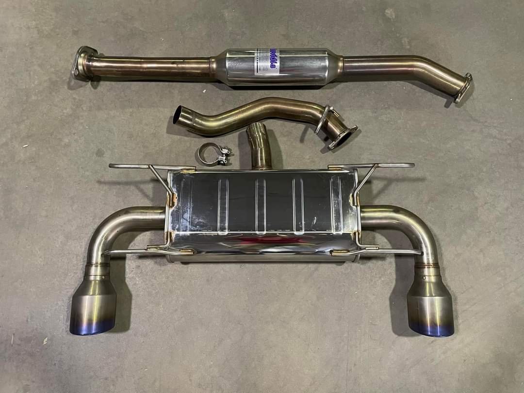 Toyota 86 and Subaru BRZ Invidia Q300 2.5" Catback Exhaust System with Titanium Tips