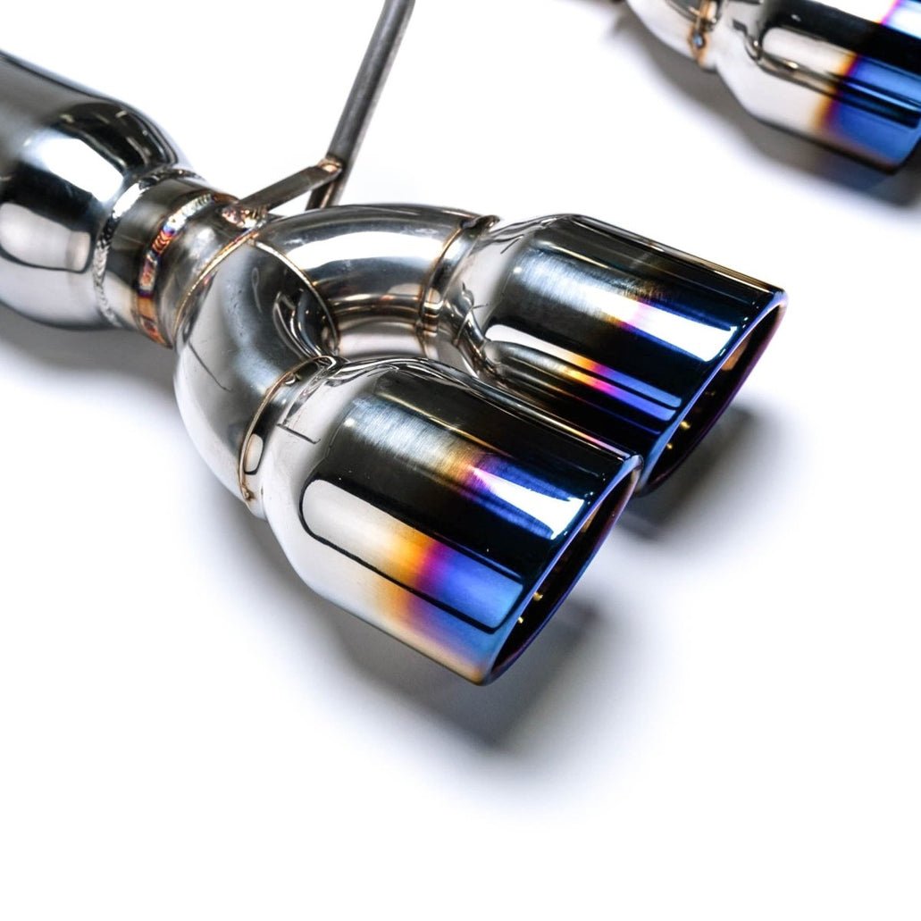 ETS Muffled Axle Back Double Wall Burnt Tips 2022-2023 WRX - Image 3