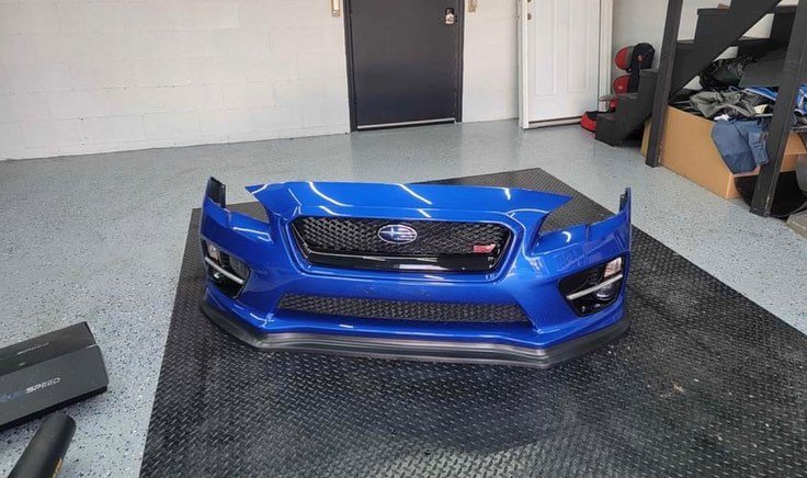 2017 Subaru Wrx Sti Front Bumper World Rally Blue K7X - Image 6