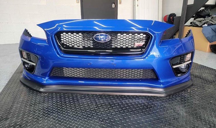 2017 Subaru Wrx Sti Front Bumper World Rally Blue K7X - Image 4