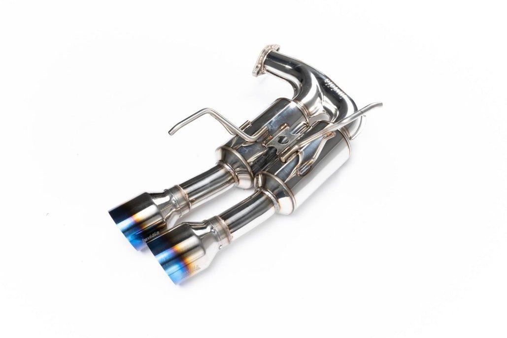 Invidia Gemini R400 Titanium Quad Tip Exhaust 2015-2021 WRX / 2015-2021 STI - Image 3