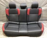 2015-2018 Subaru WRX STI Black Leather Rear Seat Set / OEM / SS009