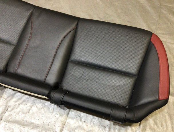 2015-2018 Subaru WRX STI Black Leather Rear Seat Set / OEM / SS009 - Image 4
