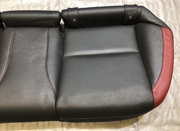 2015-2018 Subaru WRX STI Black Leather Rear Seat Set / OEM / SS009 - Image 8
