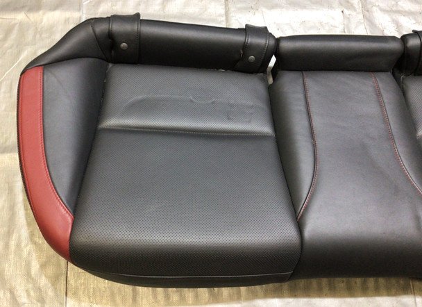 2015-2018 Subaru WRX STI Black Leather Rear Seat Set / OEM / SS009 - Image 10