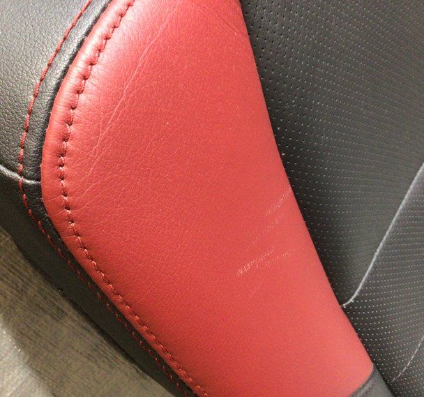 2015-2018 Subaru WRX STI Black Leather Rear Seat Set / OEM / SS009 - Image 7