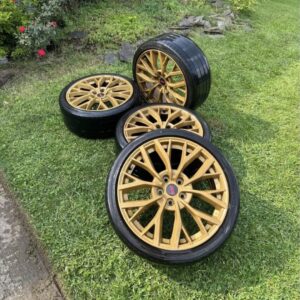 2018+ Subaru Wrx sti wheels powder-coated gold