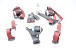 18 2018 SUBARU WRX STI LIMITED RED SEAT BELT SET FRONT & REAR LH/RH OEM
