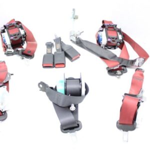 18 2018 SUBARU WRX STI LIMITED RED SEAT BELT SET FRONT & REAR LH/RH OEM
