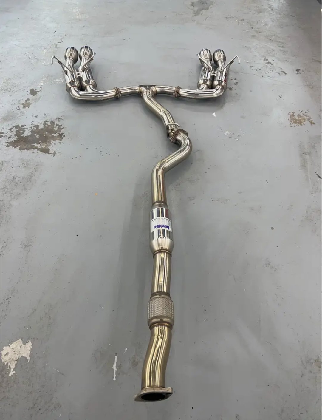 Invidia Gemini R400 Titanium Quad Tip Exhaust 2011-2014 WRX 2011- 2014 STI - Image 2