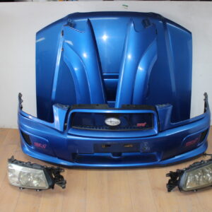 JDM Subaru Forester SG9 STi 03-08 Complete Front End Nose Cut Fenders Hood Headlights