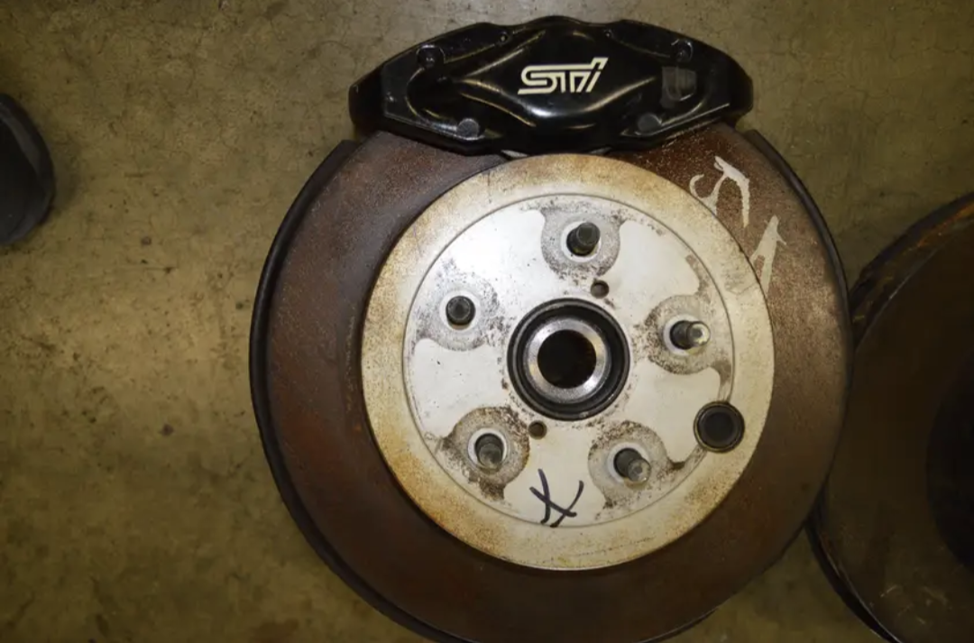 JDM Subaru Impreza WRX STI
OEM 5x114 Brakes Calipers Hubs Knuckles Set GRB 2008-2014 - Image 3