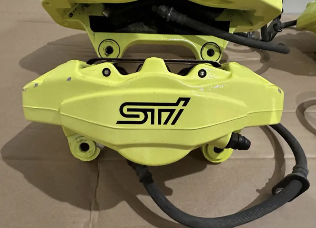 2015-2021 Subaru WRX STI 6pot OEM Brembo Brakes - Image 4