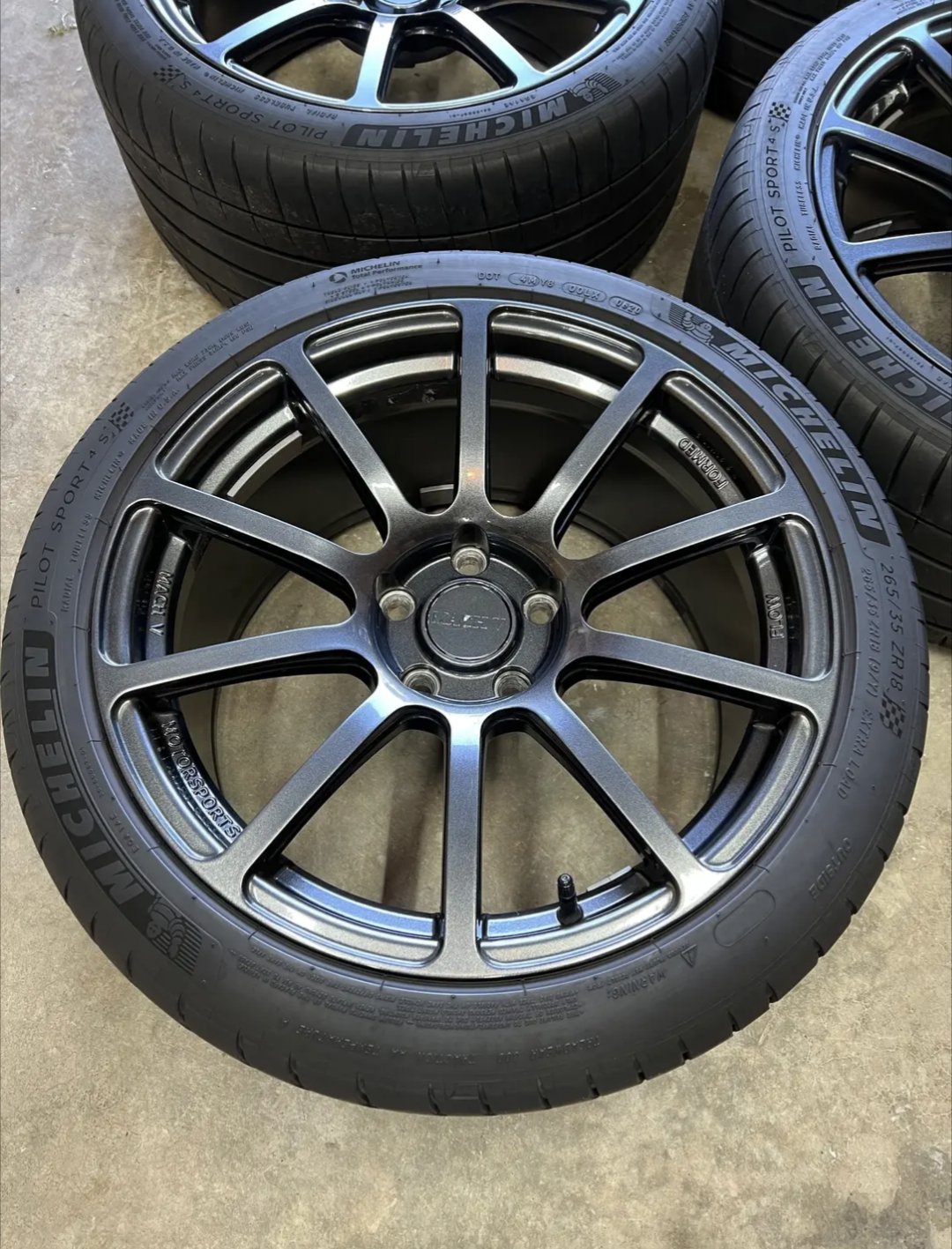 Mach V Crucial Wheels with Michelin Pilot Sport 4S Tires - Image 4