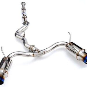 Invidia N1 Dual Cat back Exhaust Titanium Tips 2008-2014 STI Hatchback / 2011-2014 WRX Hatchback