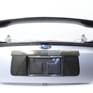 2011-2014 SUBARU WRX STI SEDAN TRUNK LID WING SPOILER CARBON FIBER SILVER COMBO