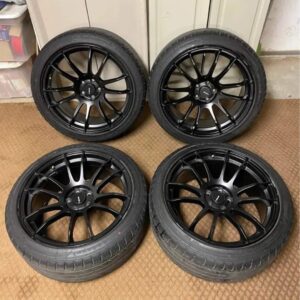 AVID1 AV20 Matte Black 18x8.5 +33mm with Michelin Pilot Sport 4 S 255/40ZR18