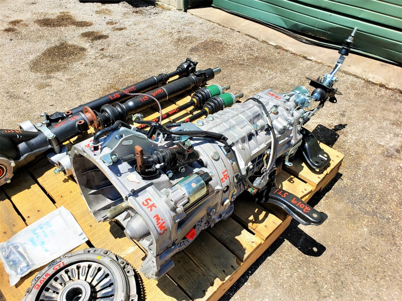 2019-2021 SUBARU WRX STI 6 SPEED MANUAL TRANSMISSION SWAP 6MT 5K MILES EJ257 - Image 12