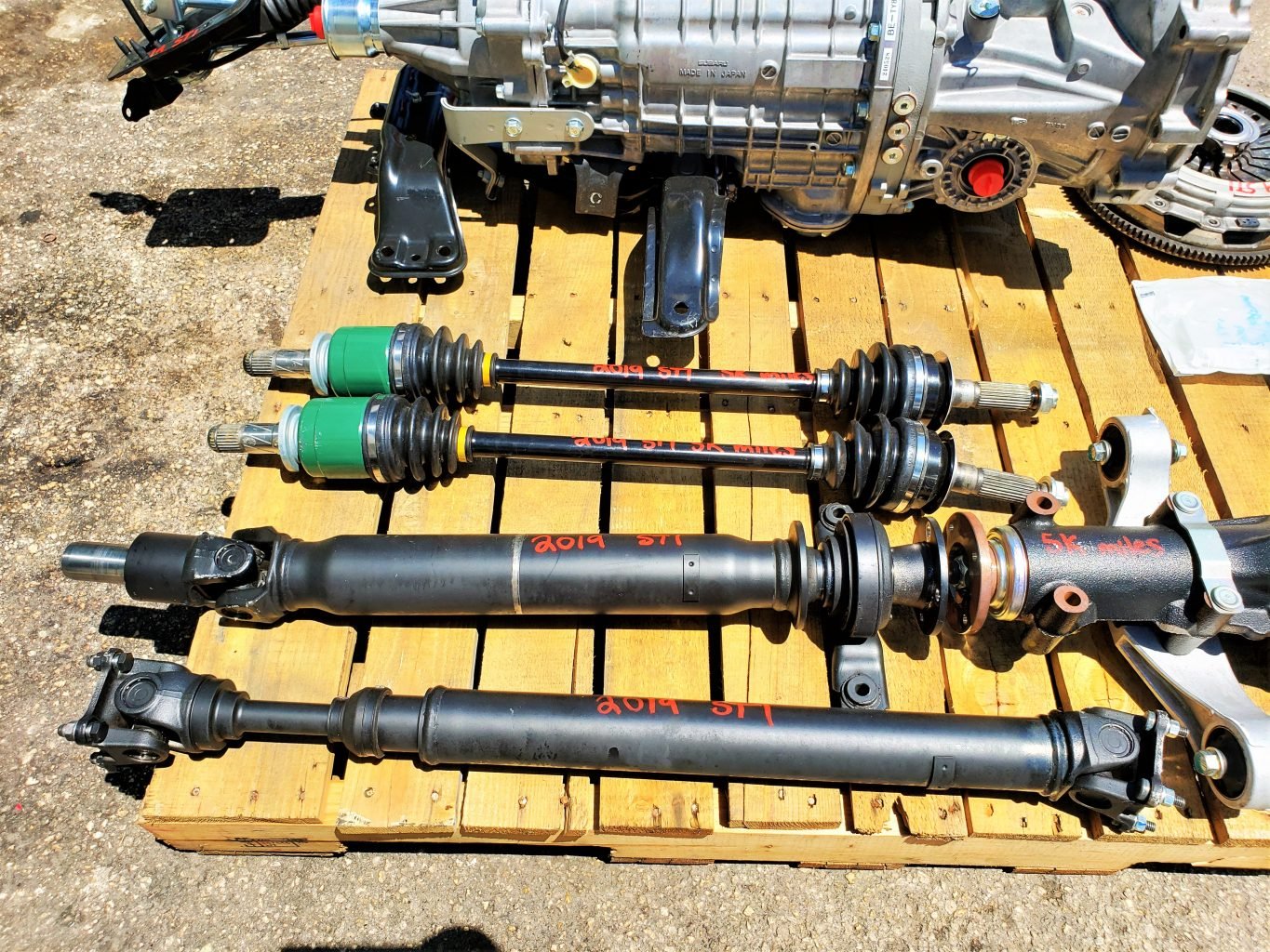 2019-2021 SUBARU WRX STI 6 SPEED MANUAL TRANSMISSION SWAP 6MT 5K MILES EJ257 - Image 9