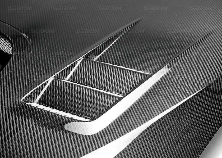 Seibon CW-Style Carbon Fiber Hood | 2015-2021 Subaru WRX/STI (HD15SBIMP-CW) - Image 3