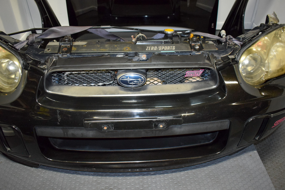 2004 2005 Subaru Impreza WRX GDB STI Sedan Front End Conversion With Blobeye HID Headlights For Sale - Image 4