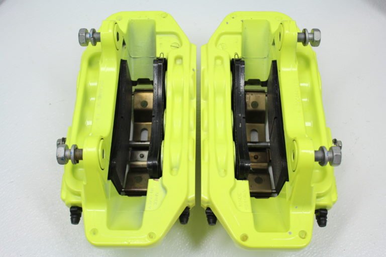 2018-2021 SUBARU WRX STI 6 POT FRONT & REAR BREMBO BRAKE CALIPERS KIT 8K MILES - Image 8