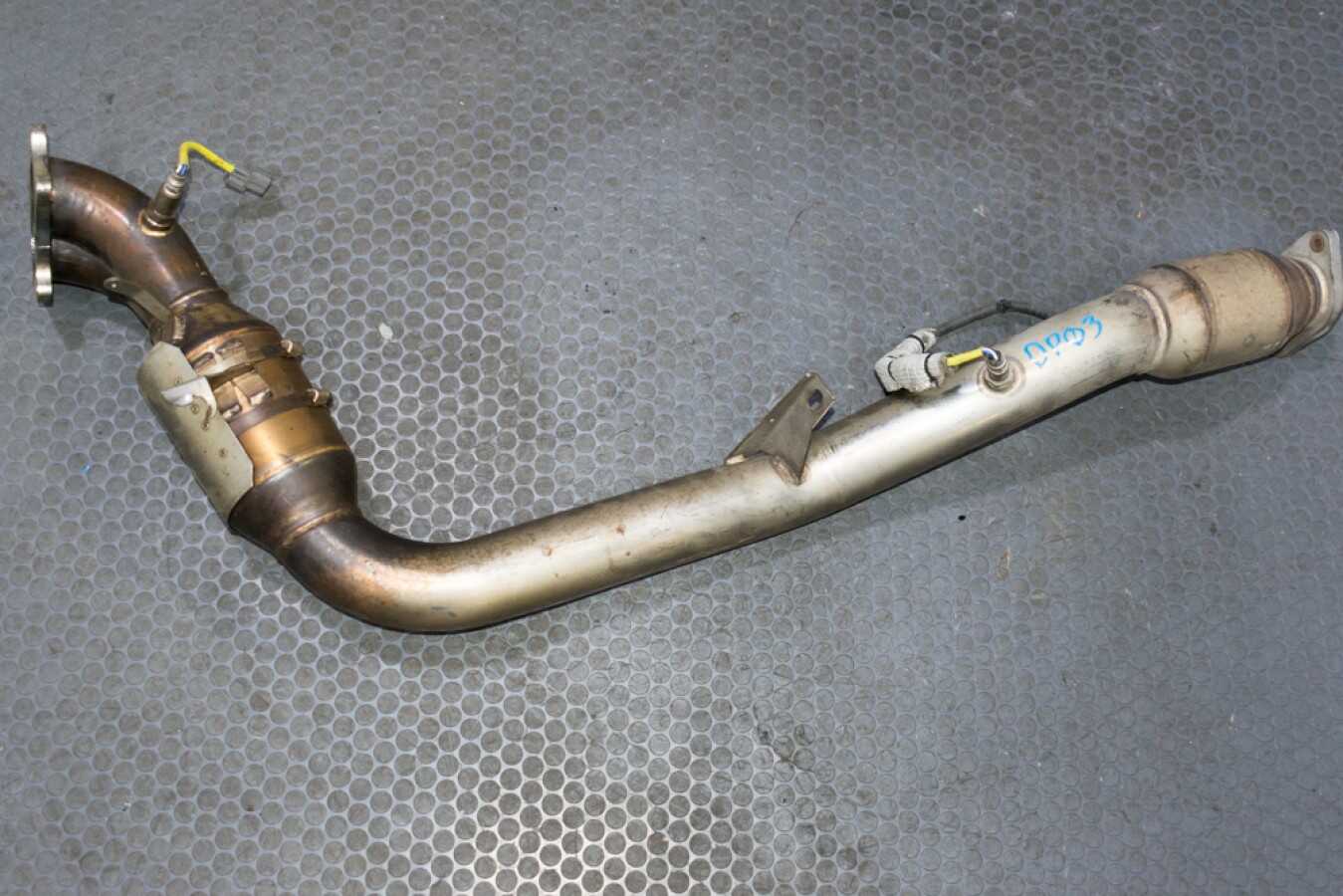 Used HKS Catted Twin Scroll Downpipe JDM Legacy EJ20X BP5 BL5 4th Gen