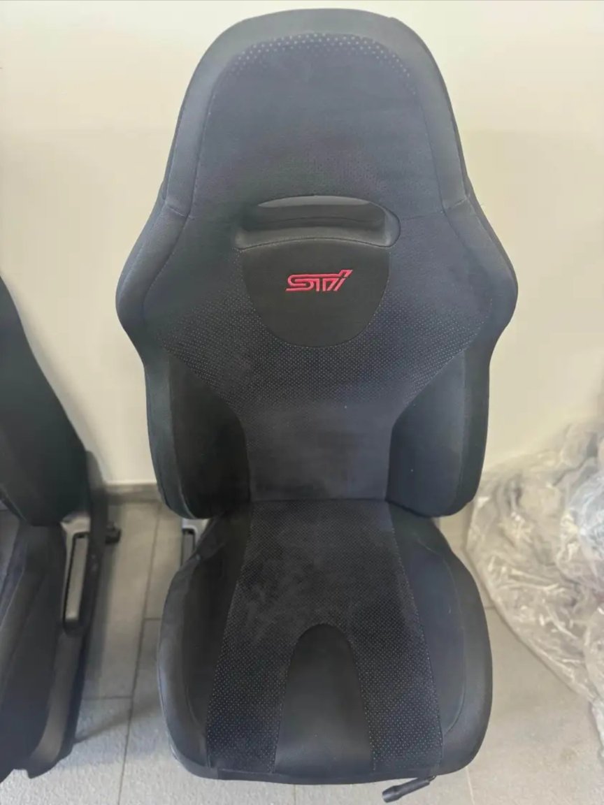Rare JDM Subaru WRX STi Spec C V9 Front Driver & Passenger Seats RHD 2002-2007 - Image 4