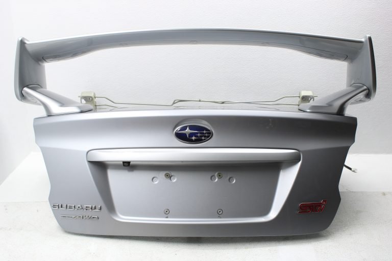 2015-2020 SUBARU WRX STI TRUNK LID DECK W/ SPOILER WING ISM SILVER OEM