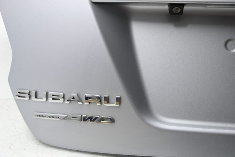 2015-2020 SUBARU WRX STI TRUNK LID DECK W/ SPOILER WING ISM SILVER OEM - Image 12