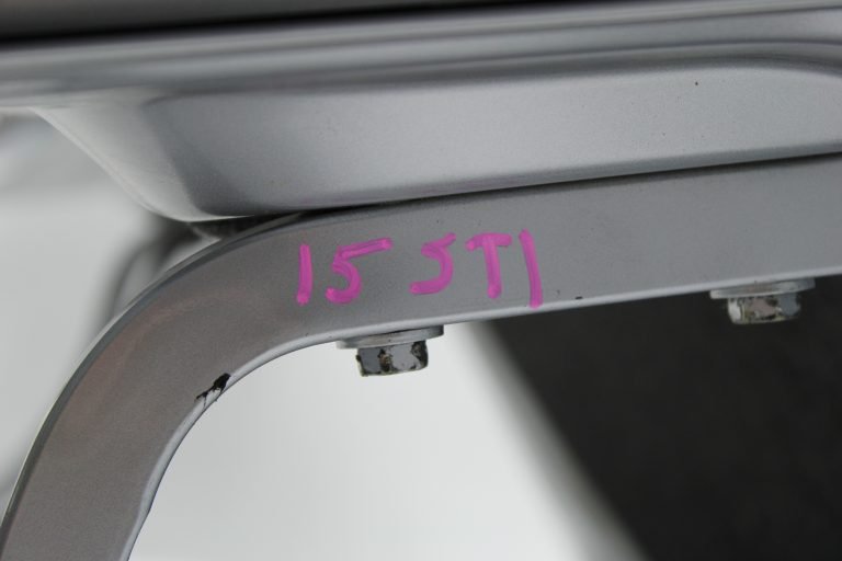 2015-2020 SUBARU WRX STI TRUNK LID DECK W/ SPOILER WING ISM SILVER OEM - Image 10