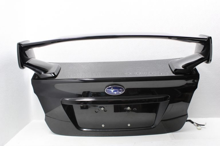 2015-2020 SUBARU WRX STI TRUNK LID DECK W/ SPOILER WING BLACK OEM