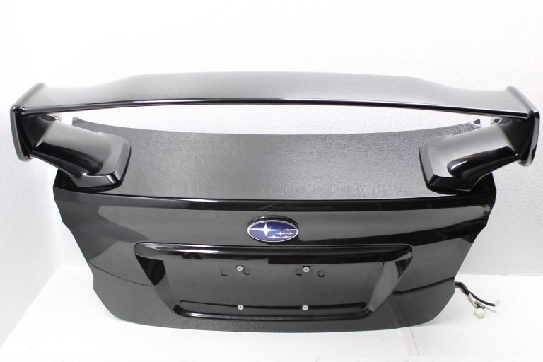2015-2020 SUBARU WRX STI TRUNK LID DECK W/ SPOILER WING BLACK OEM - Image 2