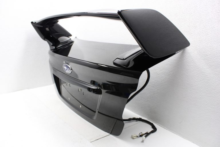 2015-2020 SUBARU WRX STI TRUNK LID DECK W/ SPOILER WING BLACK OEM - Image 3