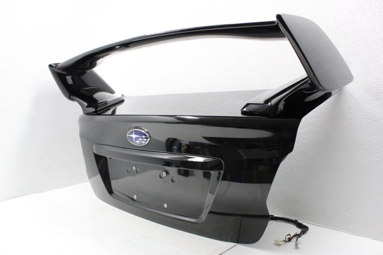 2015-2020 SUBARU WRX STI TRUNK LID DECK W/ SPOILER WING BLACK OEM - Image 5