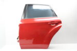 2008-2014 SUBARU WRX STI SEDAN & HATCH REAR LH DRIVERS SIDE DOOR RED OEM