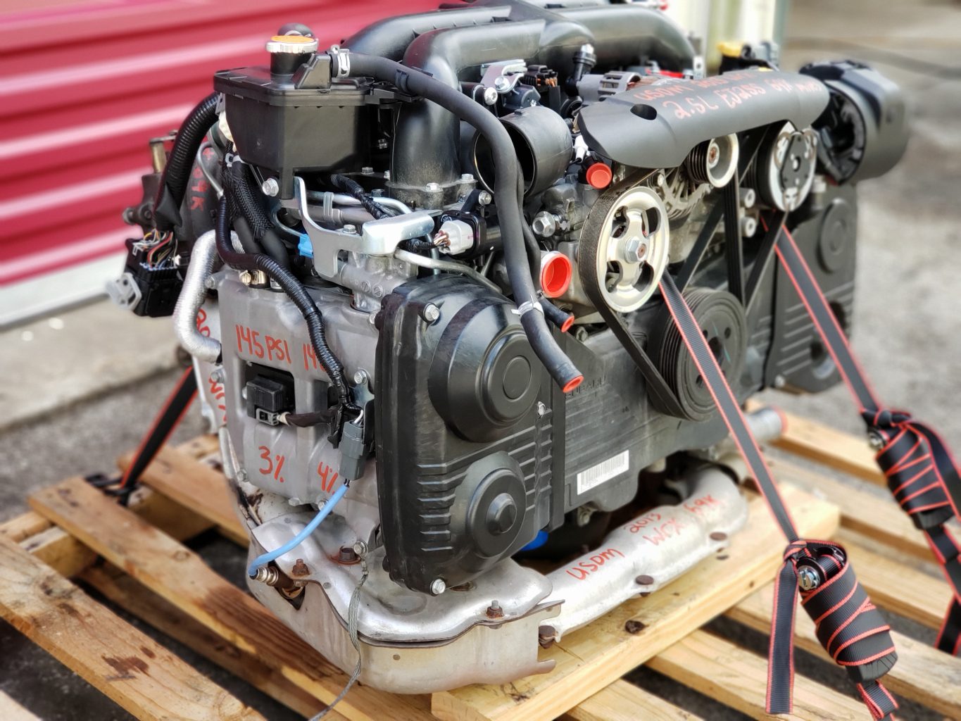 2008-2014 SUBARU IMPREZA WRX USDM ENGINE LONG BLOCK & VF52 TURBO 2.5L EJ255 69K MILES - Image 2