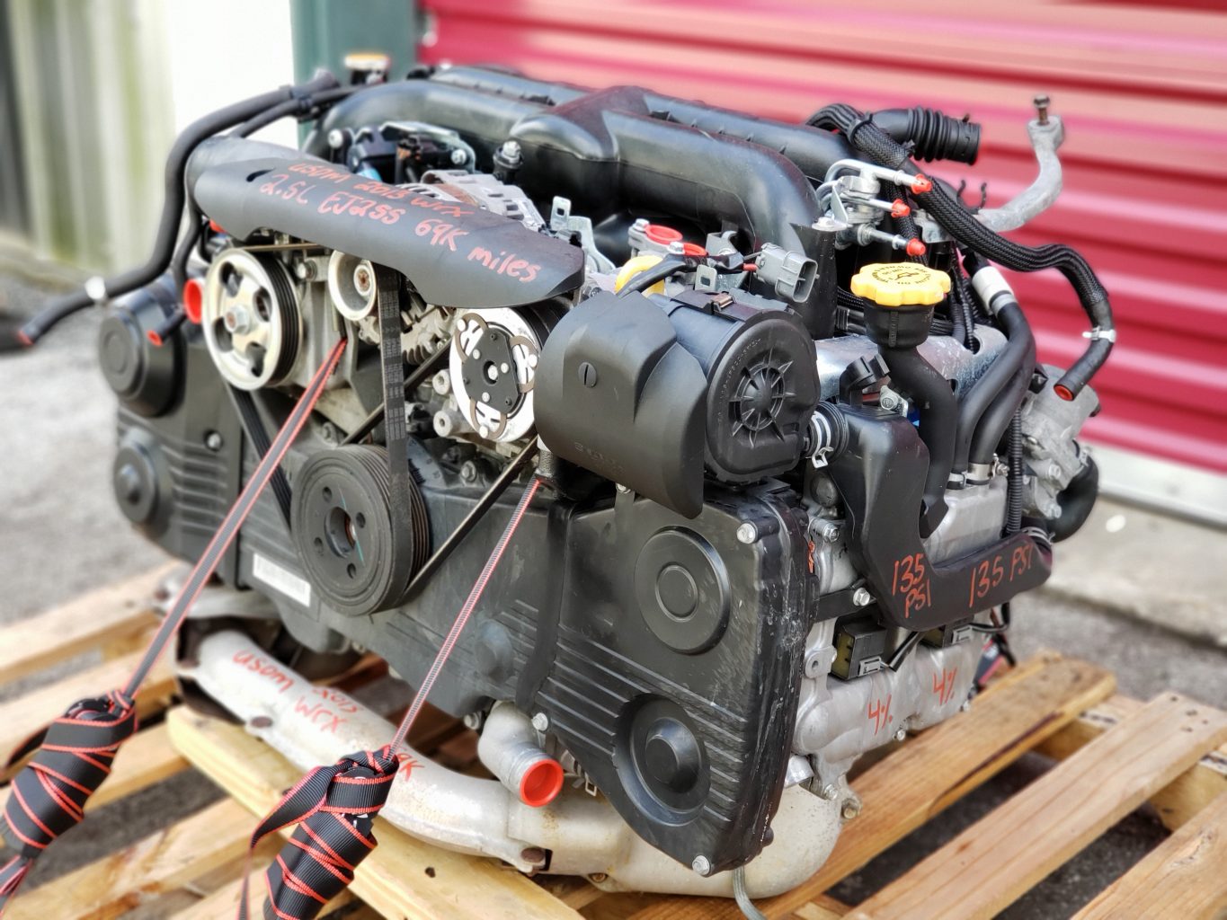 2008-2014 SUBARU IMPREZA WRX USDM ENGINE LONG BLOCK & VF52 TURBO 2.5L EJ255 69K MILES - Image 3