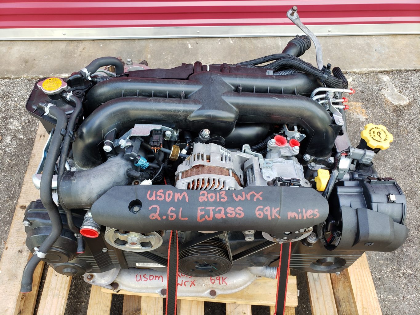 2008-2014 SUBARU IMPREZA WRX USDM ENGINE LONG BLOCK & VF52 TURBO 2.5L EJ255 69K MILES - Image 4